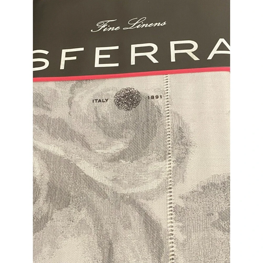NIP SFERRA Isella 3446 Boudoir Pillow Sham 100% Cotton Sateen Jacquard ITALY